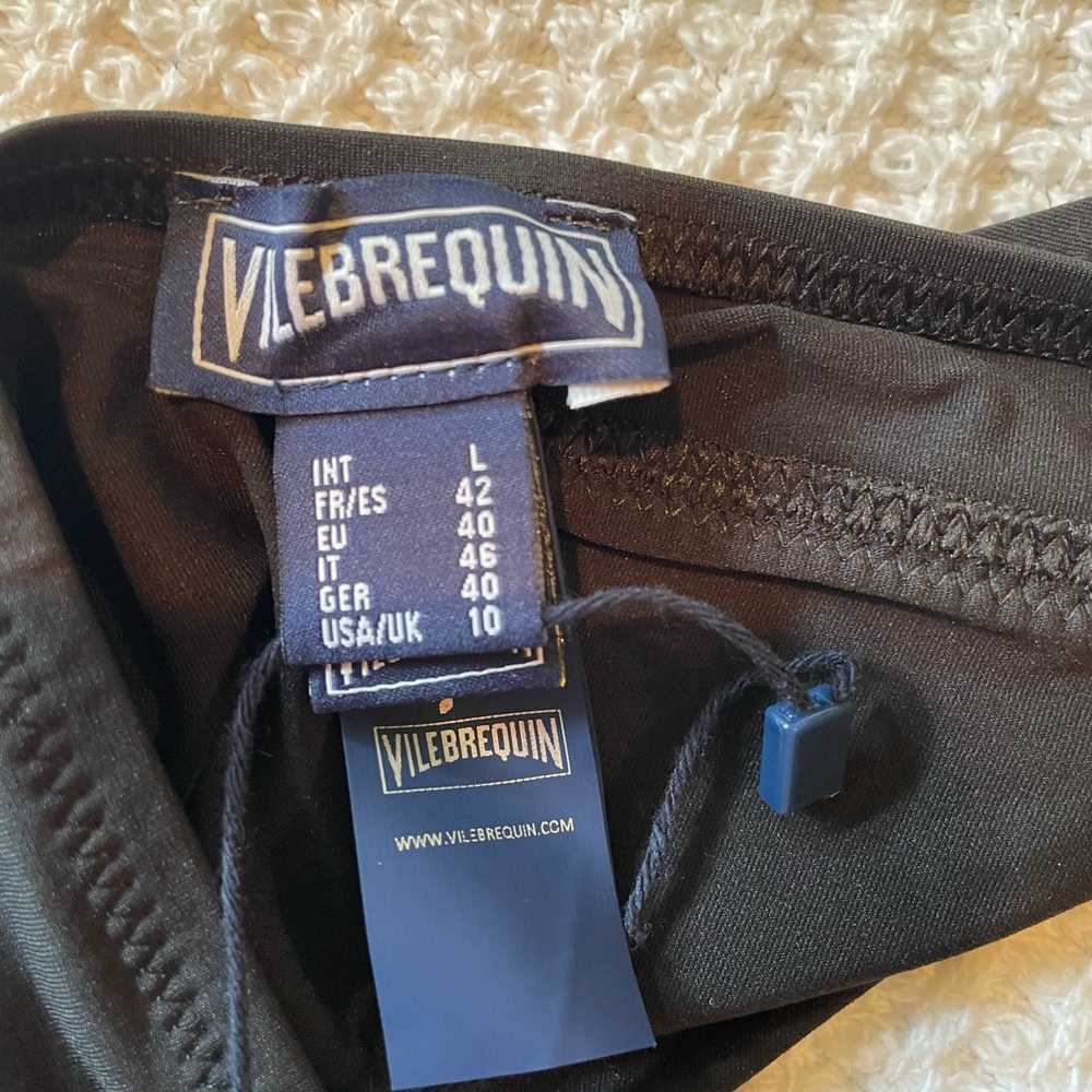 NWT Vilebrequin Black one piece women’s swimsuit